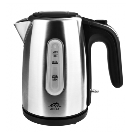 ETA Kettle | ETA160490000 ADÉLA | Electric | 1600 W | 1 L | Stainless Steel | 360° rotational base | Stainless Steel