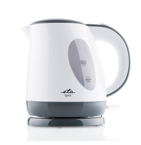 ETA Kettle | ETA560490000 SOFIE | Electric | 2200 W | 1 L | Plastic | 360° rotational base | White