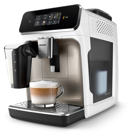 Philips Coffee maker | EP2333/40 | Pump pressure 15 bar | Built-in milk frother | Fully Automatic | 1500 W | White