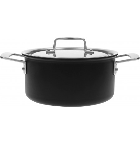 DEMEYERE BLACK 5 Low pot with lid 3 ltr