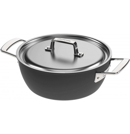 DEMEYERE BLACK 5 Deep frying pan 2H with lid 24 cm