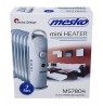 Mesko MS7804 electric space heater Oil electric space heater Indoor White 700 W