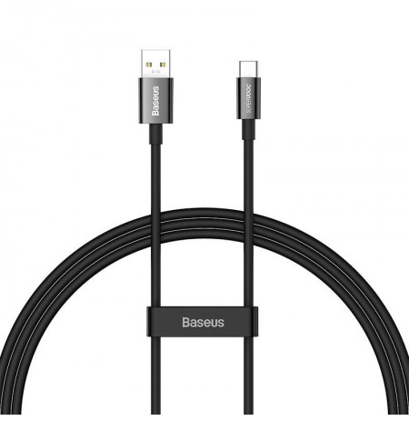 Baseus Superior Series Cable USB to USB-C, 65W, PD, 1m (black)