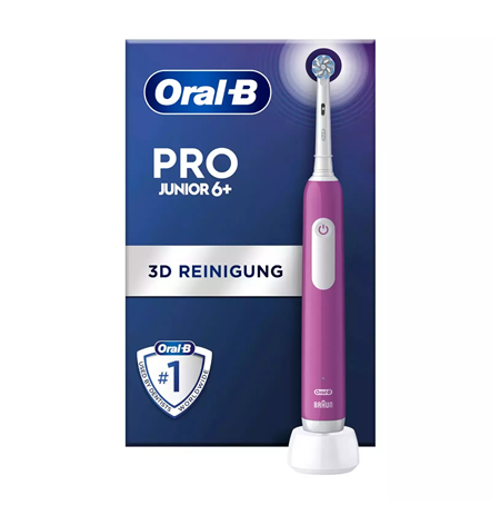 Oral-B Electric Toothbrush | Pro Junior 6+ | Rechargeable | For children | Number of brush heads included 1 | Number of teeth br