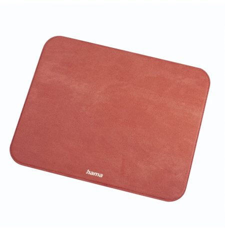 Hama 00054169 Velvet Mouse Pad coral, Red