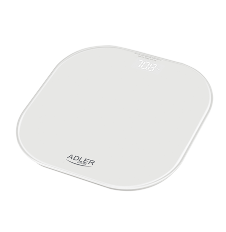 Adler Bathroom Scale | AD 8188 | Maximum weight (capacity) 180 kg | Accuracy 100 g | White