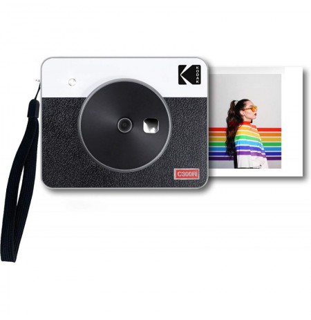 Kodak Mini Shot 3 Square Retro Instant Camera and Printer White