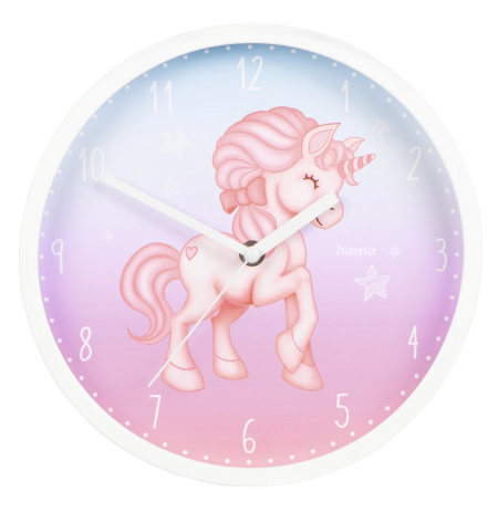 Hama 00186426 Child wall clock Magical Unicorn