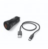 Hama 00183231 Car Charger, USB Type-C QC 3.0 3A,  Black