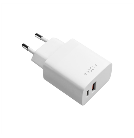 Fixed USB-C/USB Travel Charger 20W | FIXC20N-CU-WH