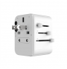 Fixed | Voyager World Adapter | FIXCT30-1C2A-WH | USB-A/USB-C | Travel Adapter