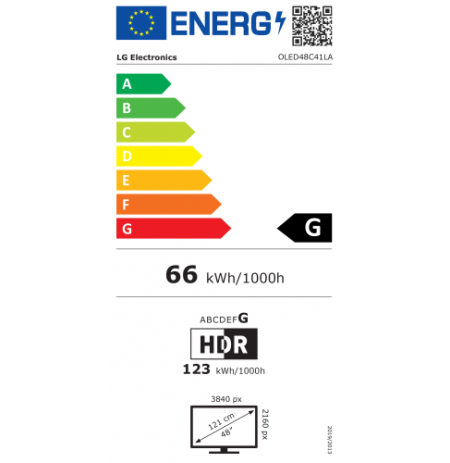 LG OLED evo AI OLED48C41LA (2024) Televizorius 48'' 4K UHD 3840x2160, Smart TV, Juoda