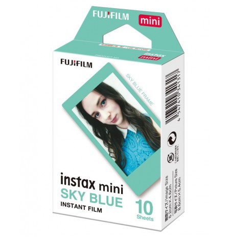 Fujifilm Fotoplokštelės Instax MINI Sky Blue Frame 10vnt.