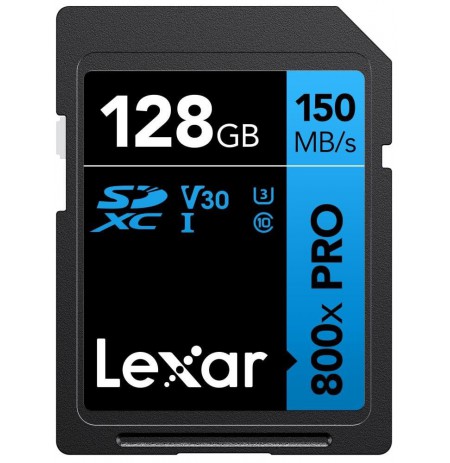 Lexar | Memory Card | Professional 800x PRO | 128 GB | SDXC | Flash memory class UHS-I