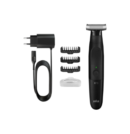 Braun Beard Trimmer | Series XT 3100 | Cordless | Number of length steps 3 | Black