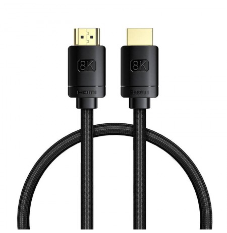 HDMI to HDMI Baseus High Definition cable 0.5m, 8K (black)