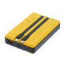 Tellur Power Bank 10000mAh, USB-C + Lightning cables built-in  yellow