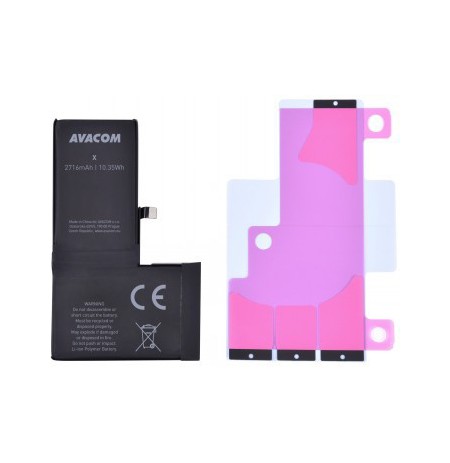 AVACOM BATTERY FOR APPLE IPHONE X, LI-ION 3,81V 2716MAH (REPLACE OF 616-00346)