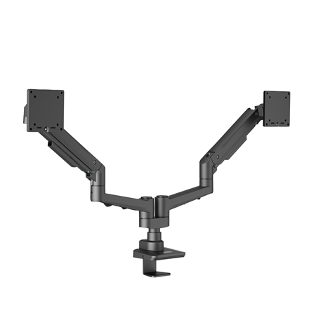 EDBAK Desk Mount | DMV02 Dual Swing Arm | Height adjustment, Tilt | 19-35 " | Maximum weight (capacity) 20 kg | Black