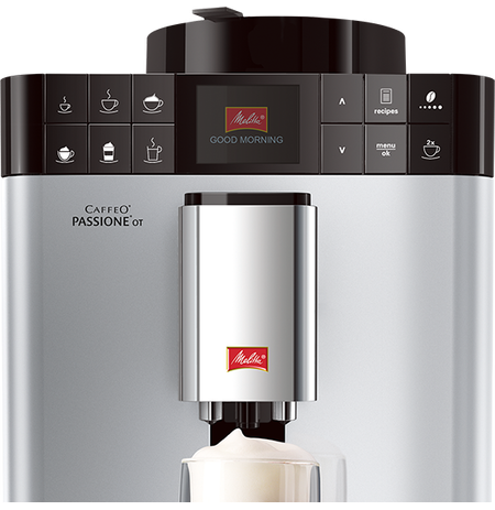 MELITTA F53/1-101  PASSIONE OneTouch automatinis kavos aparatas, sidabro