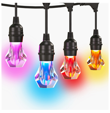 Nanoleaf Essentials Matter Smart Multicolour Outdoor String Lights Starter Kit 30m|16M+