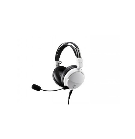 AUDIO-TECHNICA HIGH-FIDELITY CLOSED-BACK GAMING HEADSET ATH-GL3WH, WHITE