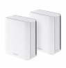 Asus | Tri-band WiFi 7 Smart AiMesh Extendable Router | ZenWiFi BT8 (2pk) | 802.11be | 14000 Mbit