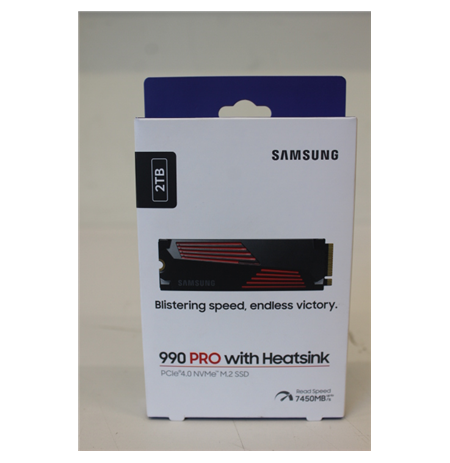 SALE OUT. Samsung 990 PRO with Heatsink NVMe M.2 SSD 2TB | Samsung | DAMAGED PACKAGING