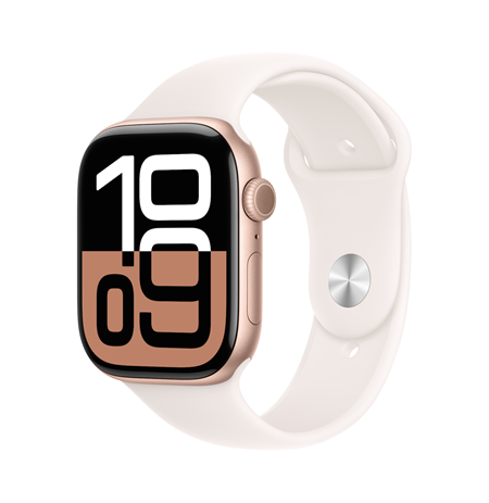 Apple Watch Series 10 | Smart watch | GPS (satellite) | Always-On Retina | Waterproof | Rose Gold