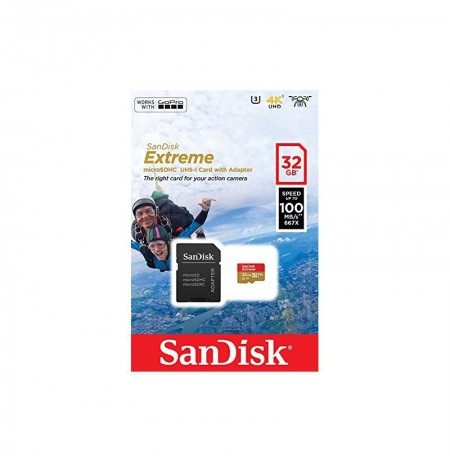 SanDisk microSDXC Action SC 32GB Extr.100MB A1 SDSQXAF-032G-GN6AA