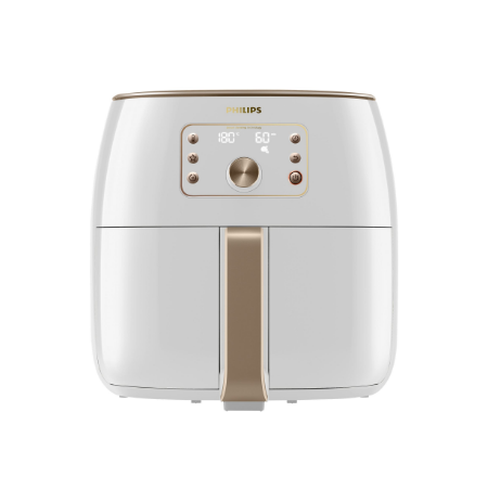 Philips | Airfryer XXL | HD9870/20 Premium | Power 2225 W | Capacity 7.3 L | Smart Sensing Technology | White Champagne