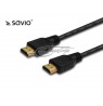 Cable SAVIO cl-37 (HDMI M - HDMI M, 1m, black color)