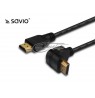 Cable SAVIO cl-04 (HDMI M - HDMI M, 1,5m, black color)