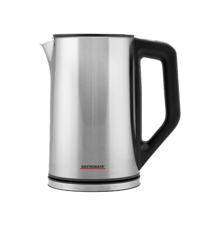 Gastroback Kettle With temperature regulation, Stainless steel, Stainless steel, 2200 W, 1.5 L, 360° rotational base