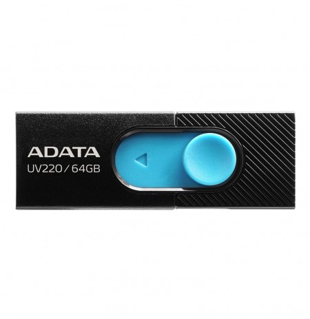 Adata Flash Drive UV220, 64GB, USB 3.0, black and blue