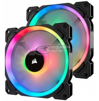 Ventiliatorius Corsair LL140 RGB LED PWM 2x140mm