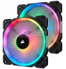 Ventiliatorius Corsair LL140 RGB LED PWM 2x140mm