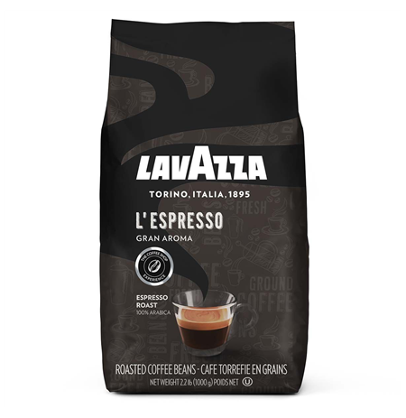 Lavazza L’Espresso Gran Aroma Coffee Beans, 100% Arabica, 1000 g