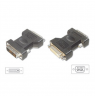 LogiLink® DVI Adapter DVI-I female - VGA DSUB male | Logilink | Vga to dvi adapter | Black | HD DSUB 15-pin male | DVI-D (24+5