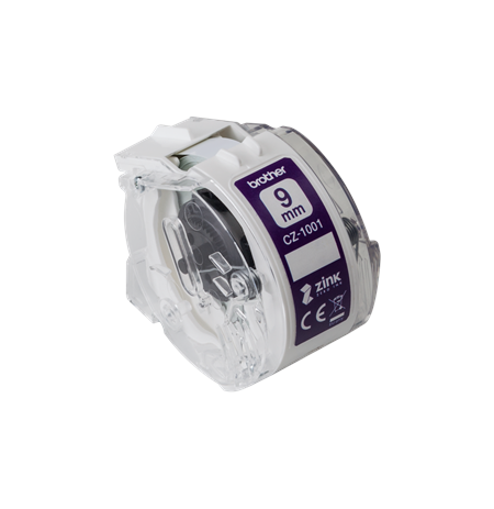 Brother CZ-1001 White,  Full colour continuous label roll, 5 m, 0.9 cm