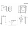 Įmontuojama skalbimo mašina-džiovyklė Electrolux EW7W368SI