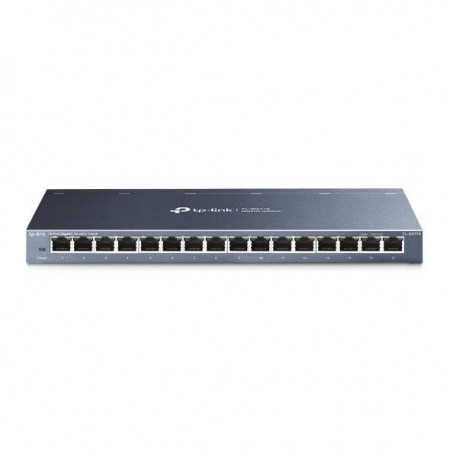 TP-Link TL-SG116 Switch 16-Port Gigabit Desktop Switch, 16 Gigabit RJ45 Ports, D