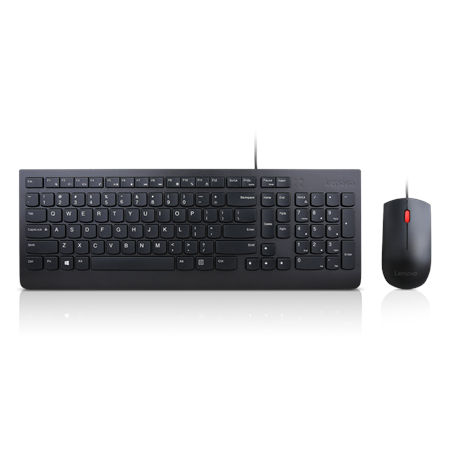 Lenovo Keyboard and Mouse Combo, Wired, Keyboard layout Lithuanian, Black