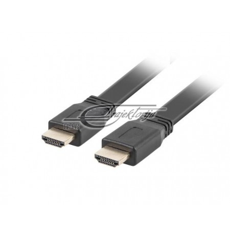 Cable Lanberg CA-HDMI-21CU-0010-BK (HDMI M - HDMI M, 1 m, black color)