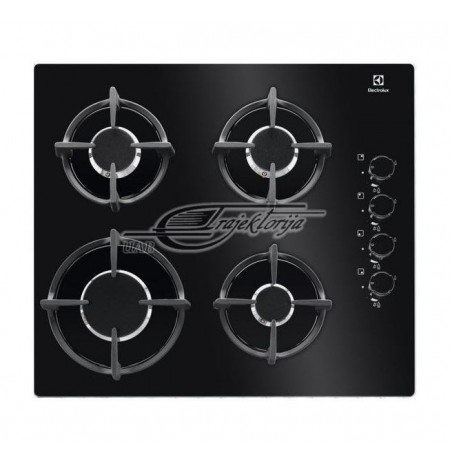 Gas cooktop Electrolux  EGG6407K (4 fields, black color)