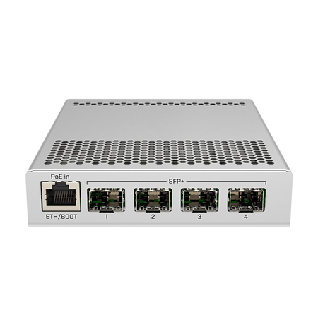 MikroTik Switch CRS305-1G-4S+IN PoE 802.3 af and PoE+ 802.3 at