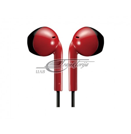 Headphones Wired JVC HA-F19M-RB (in-ear, YES - Wired, red color)