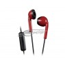 Headphones Wired JVC HA-F19M-RB (in-ear, YES - Wired, red color)