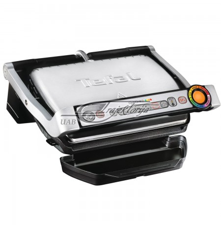 Grill electric Tefal Optigrill+ GC 716D (Waffle accessory, Contact grill, 2000W, silver color)