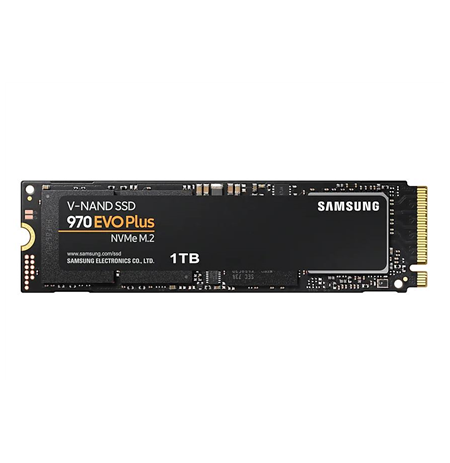 Samsung 970 Evo Plus 1000 GB, SSD interface M.2, Write speed 3300 MB/s, Read speed 3500 MB/s